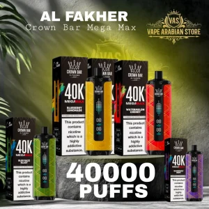 AL Fakher Mega Max 40000 — Einweg Vape mit 40.000 Zügen & 30 ml | Versand aus Deutschland