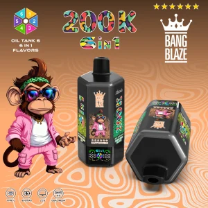 Bang Blaze 200K 6-in-1 — Das Blaze-Flagship mit 6× Mesh Coils | Versand aus Deutschland