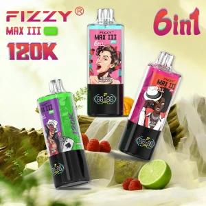 FIZZY Max III PRO 120K — 6-in-1 Premium Einweg E-Zigarette mit 120.000 Zügen | Versand aus Deutschland