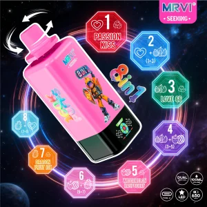 MRVI SEEKING 160K — 8-in-1 Einweg Vape mit 160.000 Zügen & Display | Versand aus Deutschland
