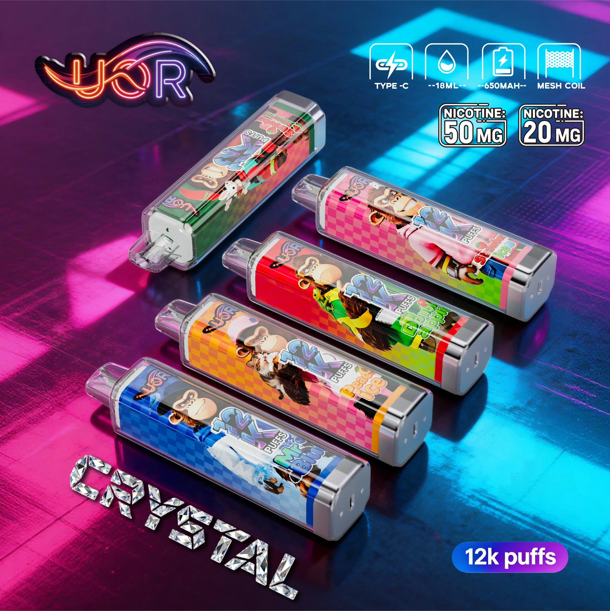 UOR Crystal 12K — Einweg Vape im Crystal-Design | Kompakt, klar, EU-konform | Versand aus Deutschland 14 UOR Crystal 12K — Einweg Vape im Crystal Design Kompakt klar EU konform Versand aus Deutschland NexPuffEU 17 scaled