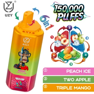 UZY 6-in-1 150K — Einweg Vape Multi-Flavor-Hub | 6 Sorten, ein Gerät | Versand aus Deutschland