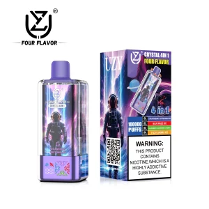 UZY Crystal 4-in-1 100K — Einweg Vape mit 4 Tanks | Vier Sorten, ein Crystal-Gerät | Versand aus Deutschland