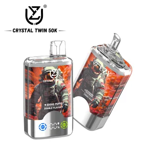 UZY Crystal Twin 50K 2-in-1 — Einweg Vape für Tag & Nacht | Zwei Sorten, ein Gerät | Versand aus Deutschland