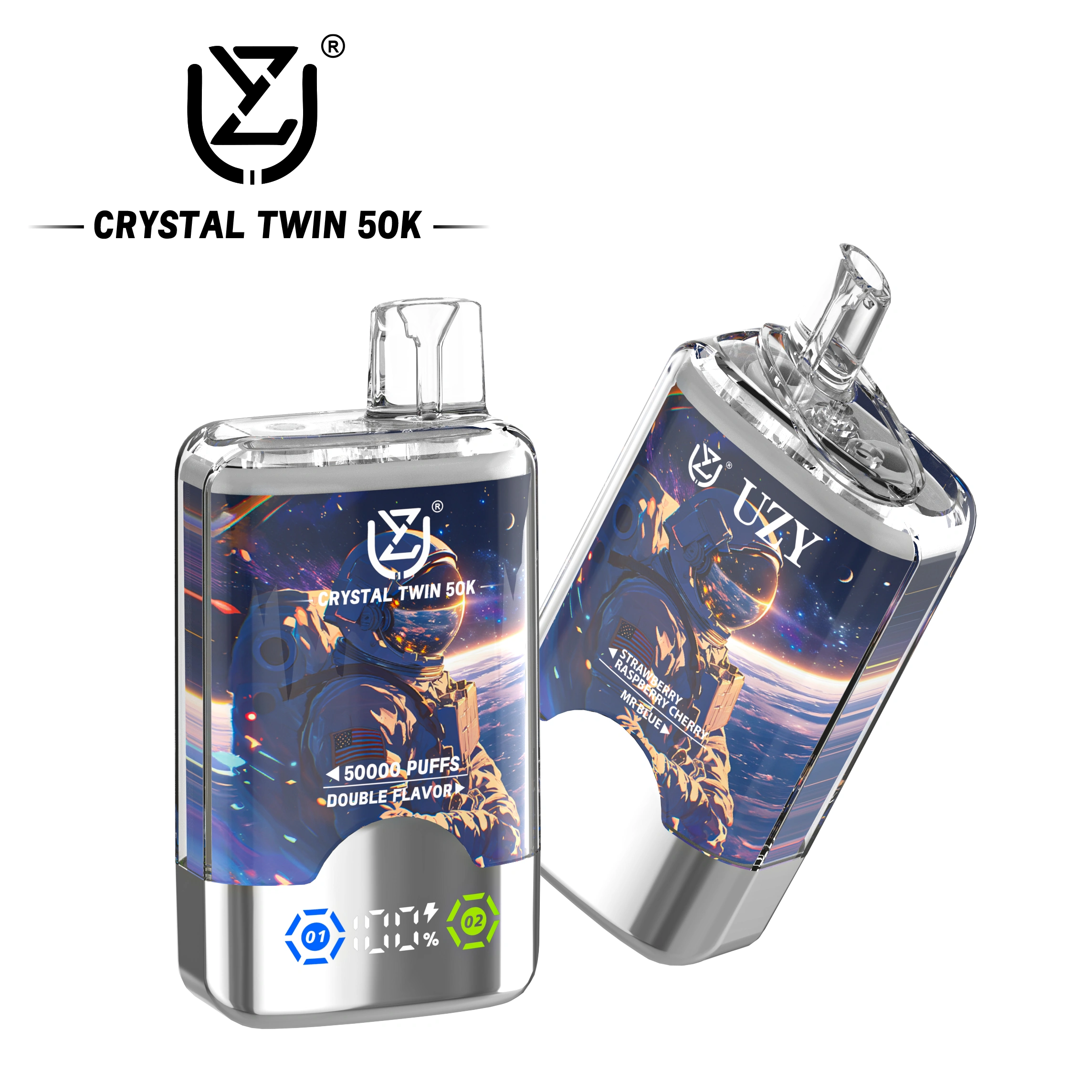 UZY Crystal Twin 50K 2-in-1 — Einweg Vape für Tag & Nacht | Zwei Sorten, ein Gerät | Versand aus Deutschland 9 UZY Crystal Twin 50K 2-in-1 — Einweg Vape für Tag & Nacht | Zwei Sorten, ein Gerät | Versand aus Deutschland – Bild 9