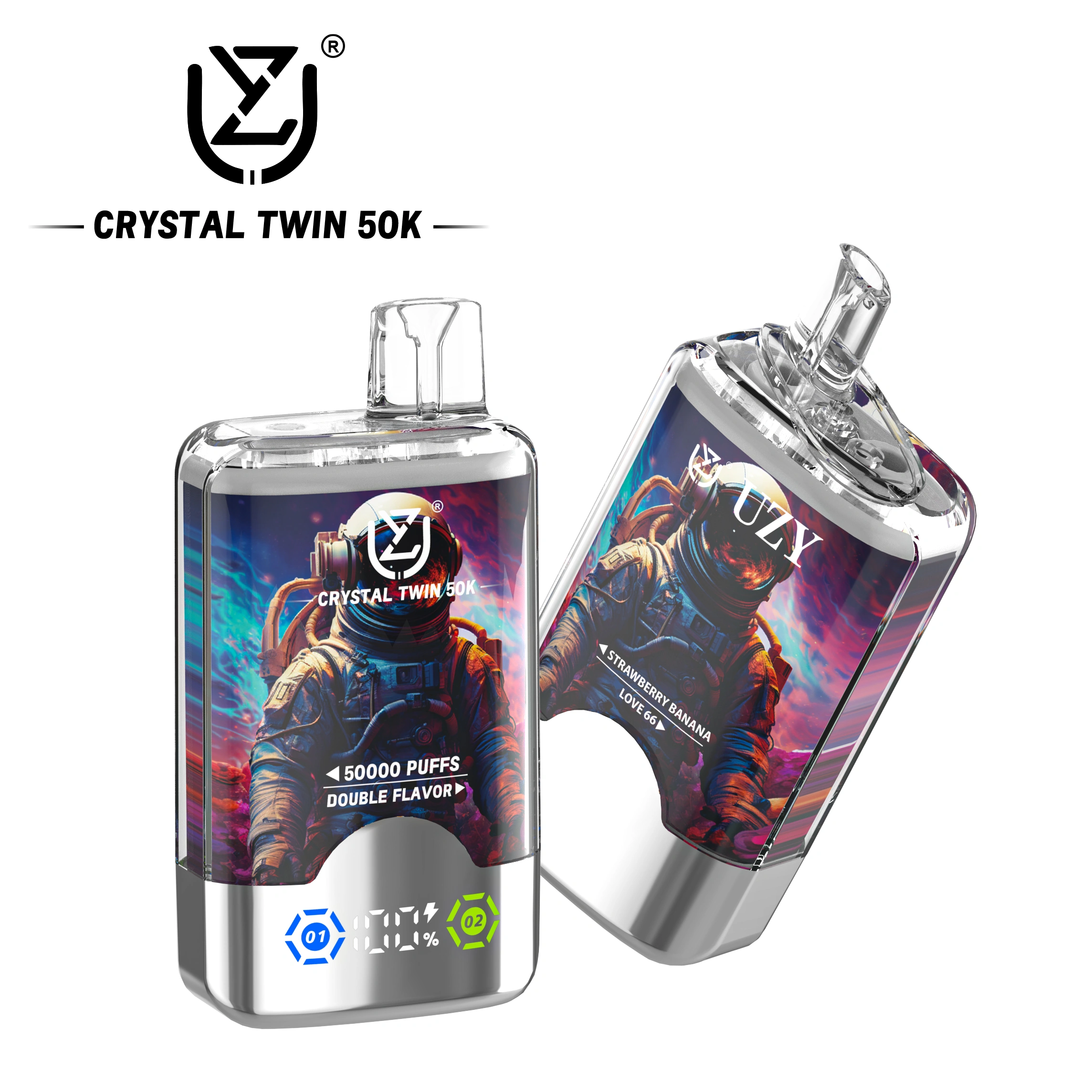 UZY Crystal Twin 50K 2-in-1 — Einweg Vape für Tag & Nacht | Zwei Sorten, ein Gerät | Versand aus Deutschland 6 UZY Crystal Twin 50K 2-in-1 — Einweg Vape für Tag & Nacht | Zwei Sorten, ein Gerät | Versand aus Deutschland – Bild 6