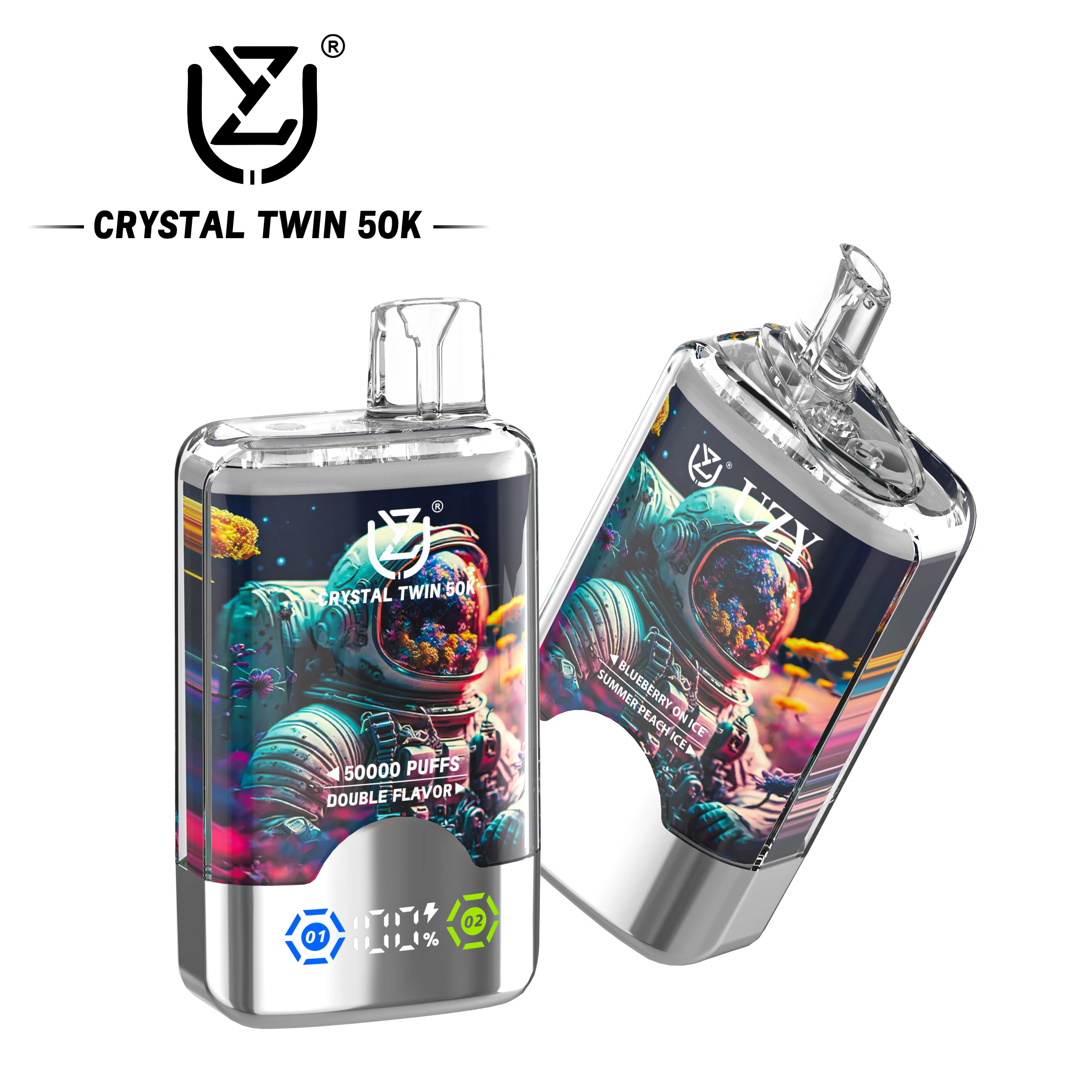 UZY Crystal Twin 50K 2-in-1 — Einweg Vape für Tag & Nacht | Zwei Sorten, ein Gerät | Versand aus Deutschland 5 UZY Crystal Twin 50K 2-in-1 — Einweg Vape für Tag & Nacht | Zwei Sorten, ein Gerät | Versand aus Deutschland – Bild 5