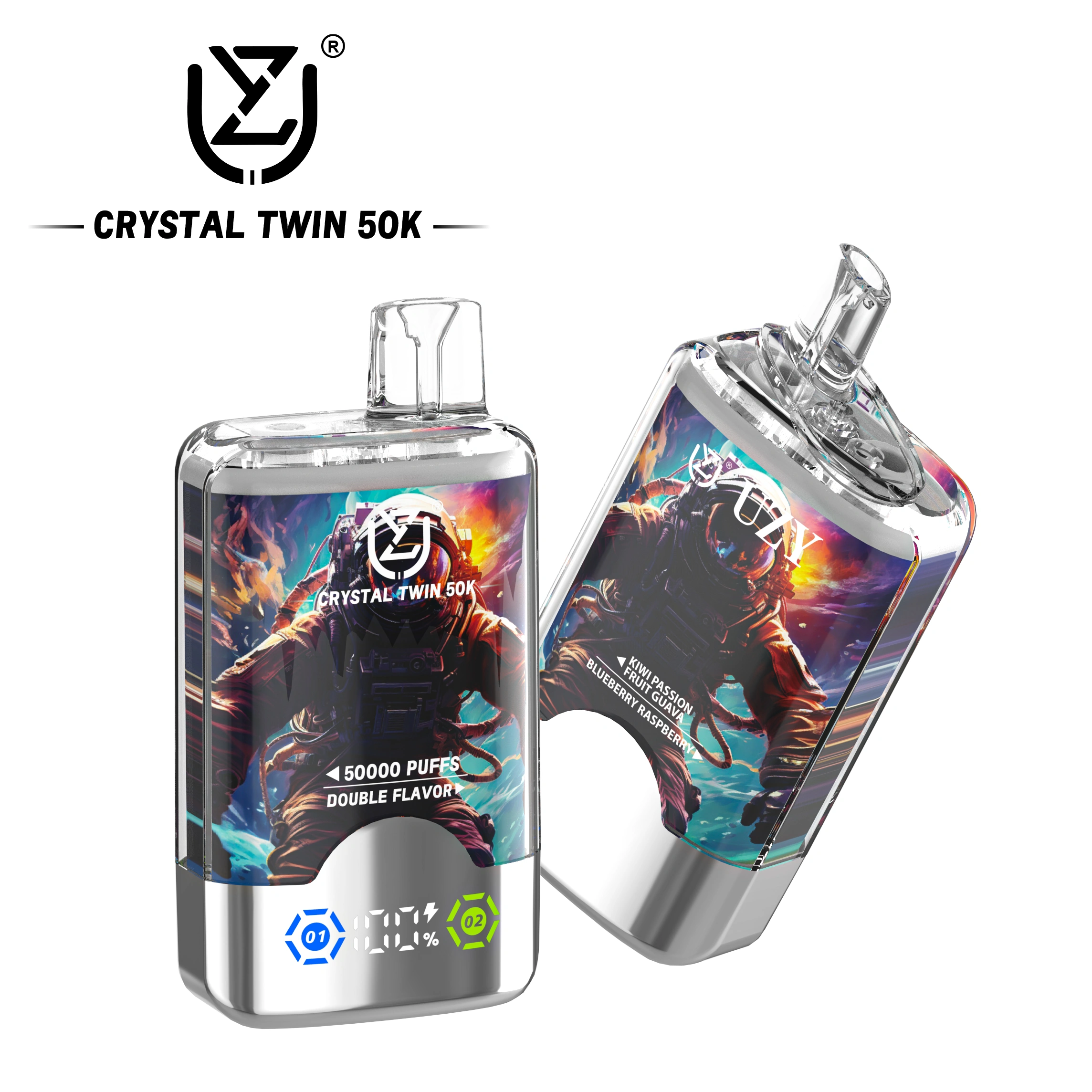 UZY Crystal Twin 50K 2-in-1 — Einweg Vape für Tag & Nacht | Zwei Sorten, ein Gerät | Versand aus Deutschland 4 UZY Crystal Twin 50K 2-in-1 — Einweg Vape für Tag & Nacht | Zwei Sorten, ein Gerät | Versand aus Deutschland – Bild 4