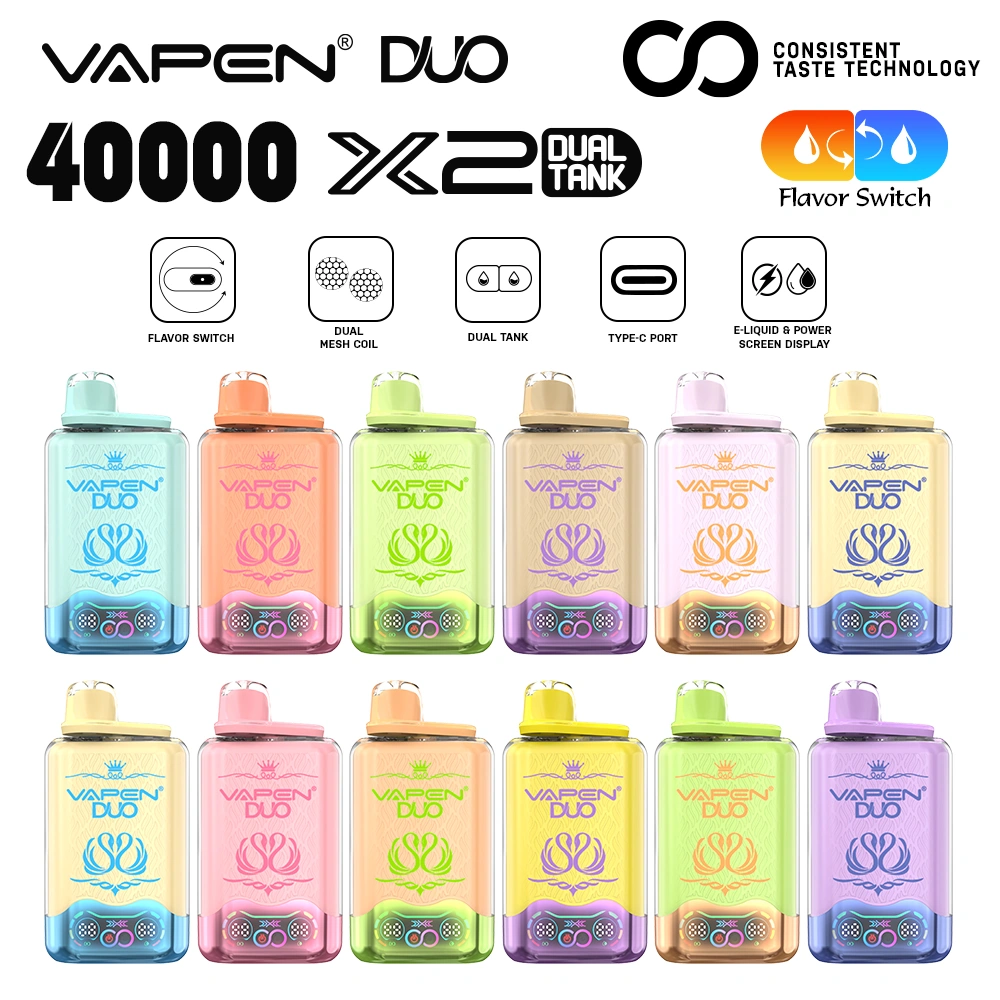 VAPEN DUO — Einweg E-Zigarette mit 40.000 Zügen & Dual Tank | Versand aus Deutschland 16 VAPEN DUO — Einweg E Zigarette mit 40.000 Zuegen Dual Tank Versand aus Deutschland NexPuffEU 16