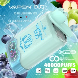 VAPEN DUO — Einweg E-Zigarette mit 40.000 Zügen & Dual Tank | Versand aus Deutschland
