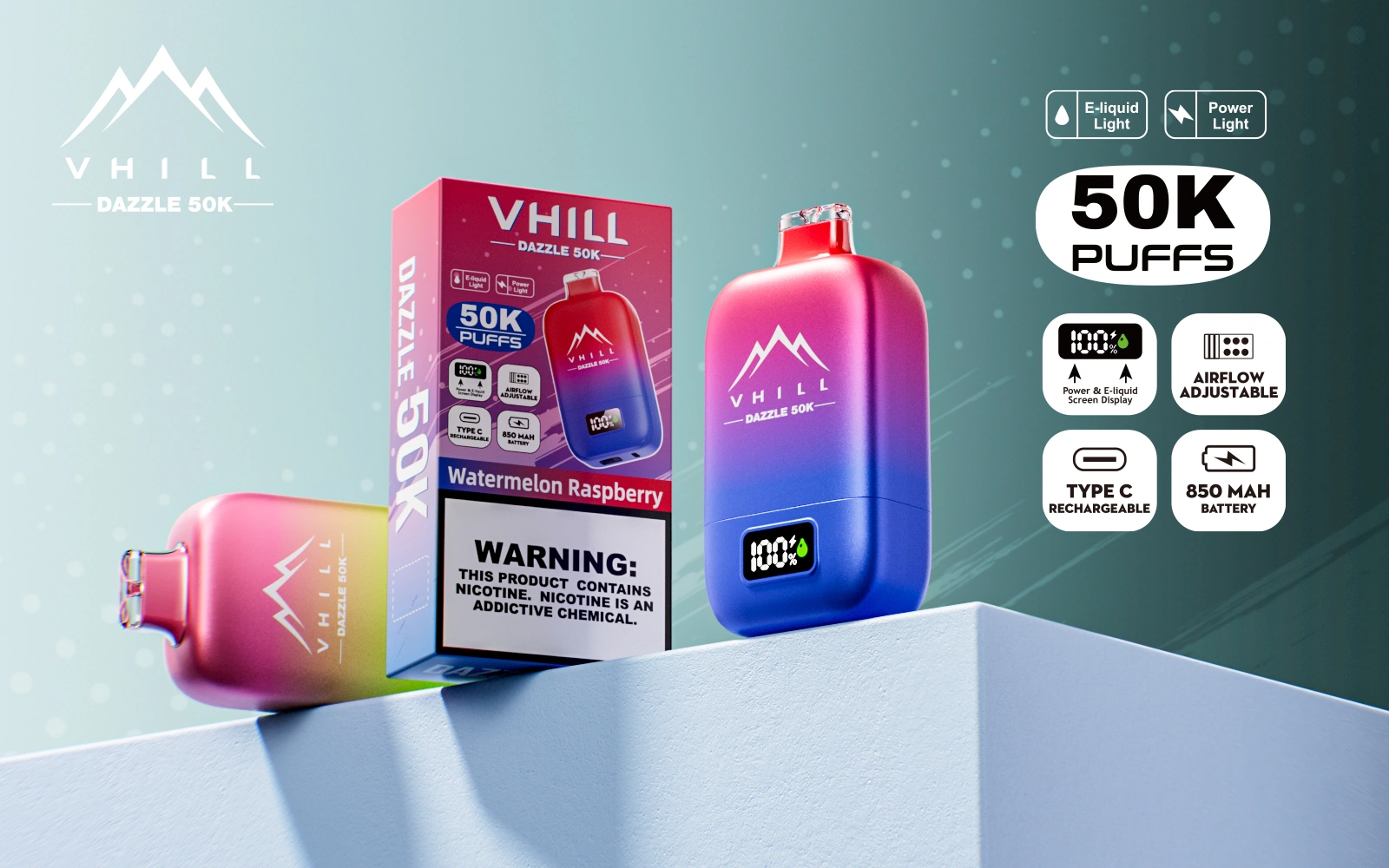VHILL Dazzle 50000 — Einweg Vape mit Dual Mesh & Airflow-Kontrolle | Versand aus Deutschland 17 VHILL Dazzle 50000 — Einweg Vape mit Dual Mesh Airflow Kontrolle Versand aus Deutschland NexPuffEU 17
