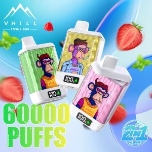 VHILL Twins 60000 — 2-in-1 Dual Flavor Einweg Vape | Versand aus Deutschland